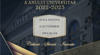 Ceremonia de deschidere a anului universitar 2022-2023 în LMG