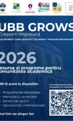 UBB GROWS 2026, Creștem Împreună, aduce într-un singur loc programe, servicii și resurse dedicate comunității academice a UBB